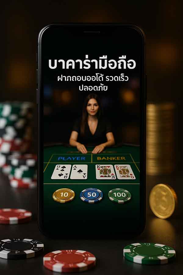 บาคาร่ามือถือ-ฝากถอนออโต้-รวดเร็ว-ปลอดภัย
